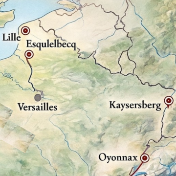 Implantations industrielles — Lille, Esquelbecq, Versailles, Chaville, Oyonnax, Kaysersberg.