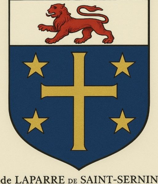 Fichier:Blason Laparre de Saint Sernin.jpg